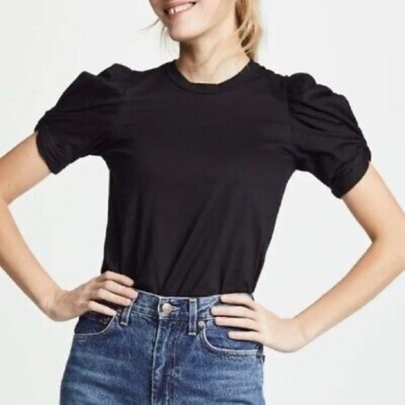 A.L.C. Kati puff sleeve tee nwot - Picture 2 of 4